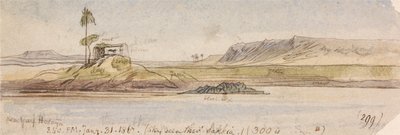 Près de Garf Hossayn, 15h40, 31 janvier 1867 - Edward Lear